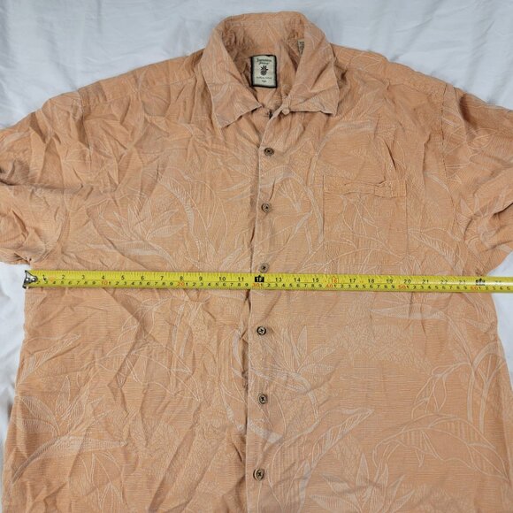 Jamaica Jaxx Authentic Island Style Mens XXL Short Sleeve Silk Shirt Hawaiian - Picture 5 of 8